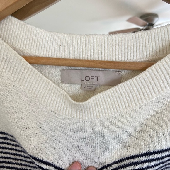 LOFT Tunic Striped Sweater - Picture 2 of 2